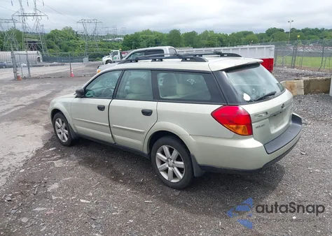 2007 Subaru Outback 2.5I z USA, uszkodzony, nr VIN 4S4BP61C177305309